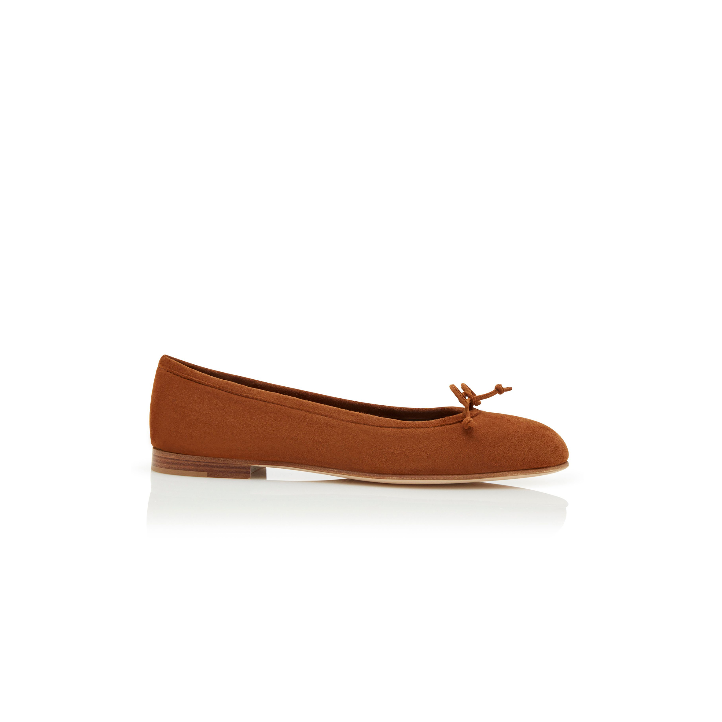 man010 B1ahn*k veralli brown suede ballerina flats 223-1336-0013